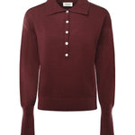 Maglia polo in viscosa<BR/> DK9210 TERRA OTTOD'AME 