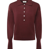 Maglia polo in viscosa<BR/> DK9210 TERRA OTTOD'AME 