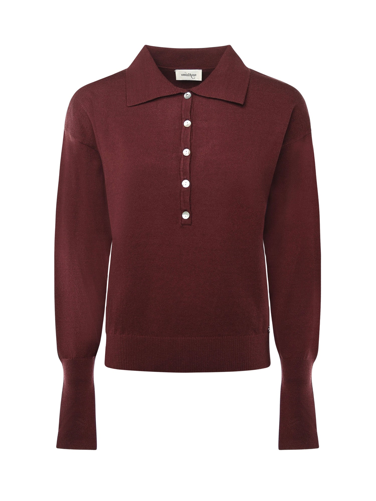 Maglia polo in viscosa<BR/> DK9210 TERRA OTTOD'AME 