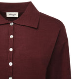 Maglia polo in viscosa<BR/> DK9210 TERRA OTTOD'AME 