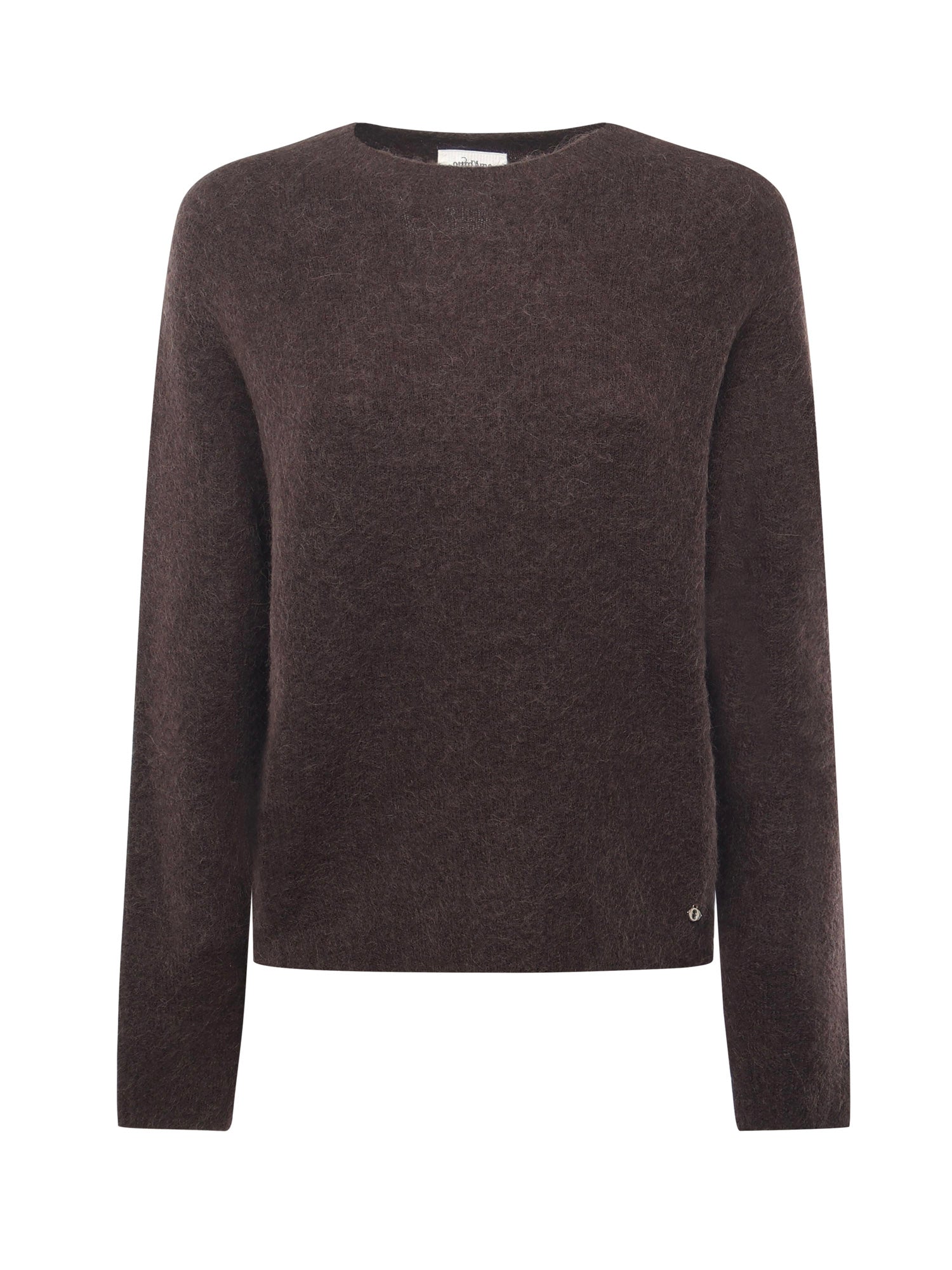 Maglia in misto lana DK9235 BROWN OTTOD'AME 