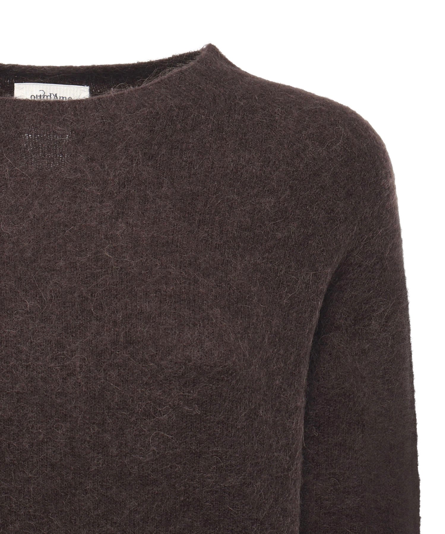 Maglia in misto lana DK9235 BROWN OTTOD'AME 