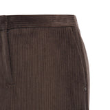 Minigonna in velluto DN6230 BROWN OTTOD'AME 