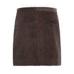 Minigonna in velluto DN6230 BROWN OTTOD'AME 