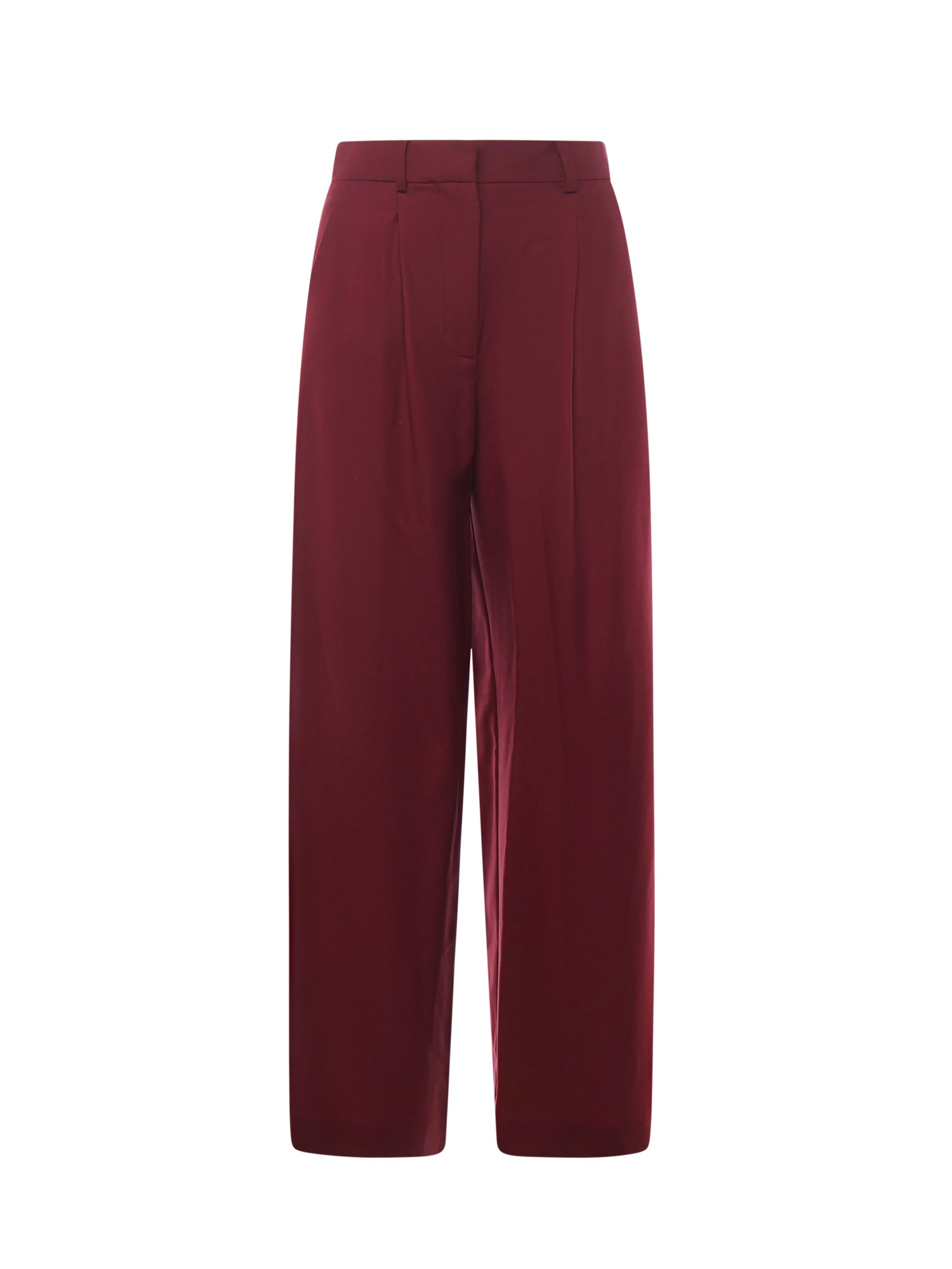 Pantalone palazzo in misto viscosa DP9926 ROUGE NOIRE OTTOD'AME 