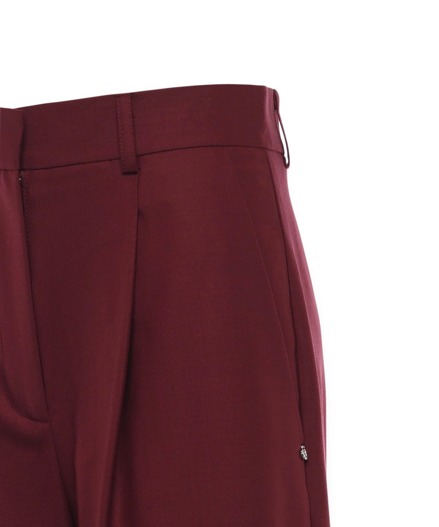 Pantalone palazzo in misto viscosa DP9926 ROUGE NOIRE OTTOD'AME 