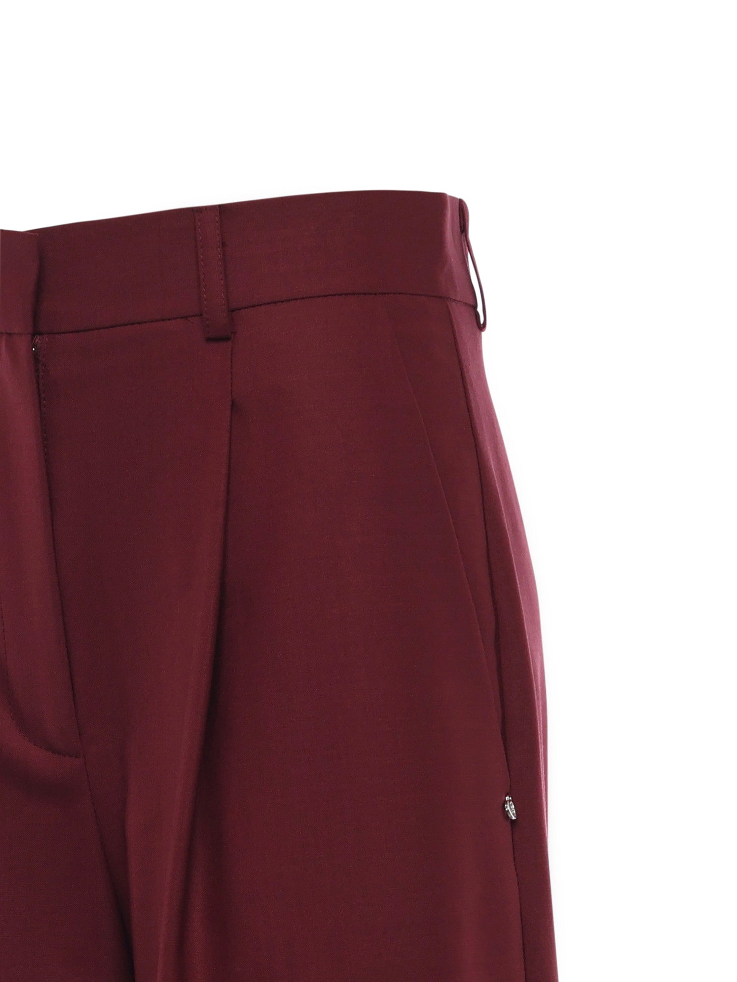 Pantalone palazzo in misto viscosa DP9926 ROUGE NOIRE OTTOD'AME 