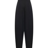 Pantalone balloon in misto lana DP9936 NERO OTTOD'AME 