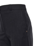 Pantalone straight leg con costruzione sartoriale DP9947 LAVAGNA OTTOD'AME 