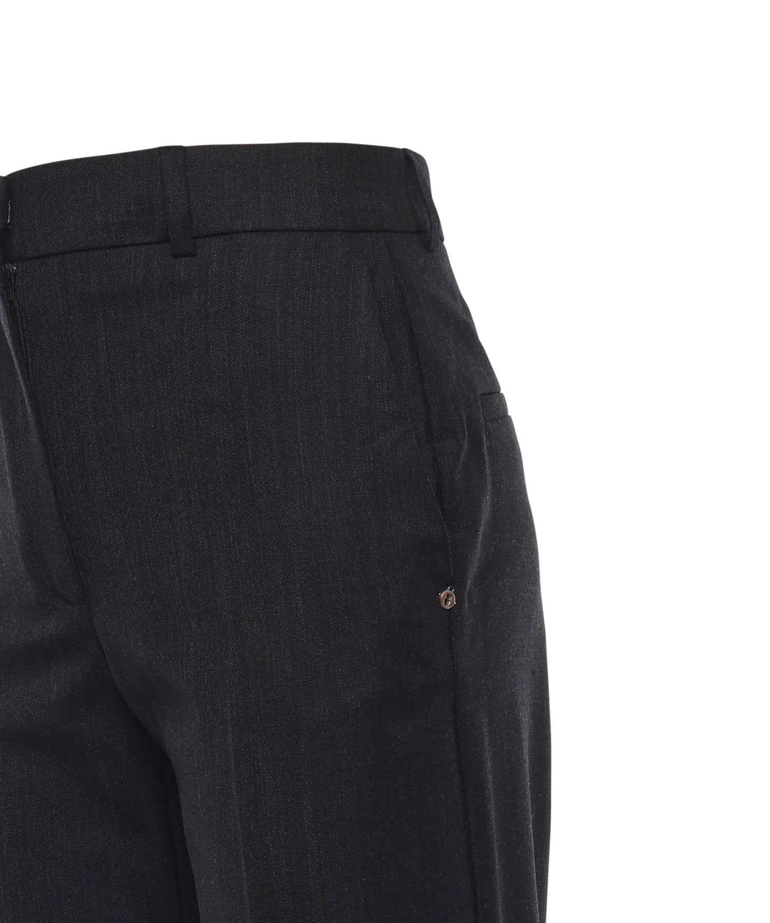 Pantalone straight leg con costruzione sartoriale DP9947 LAVAGNA OTTOD'AME 