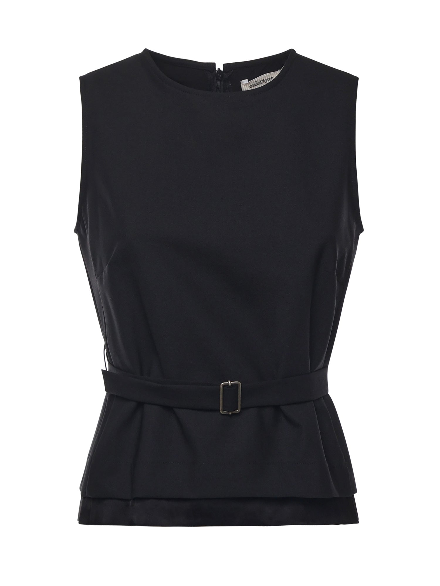 Top in misto lana DT9213 NERO OTTOD'AME 