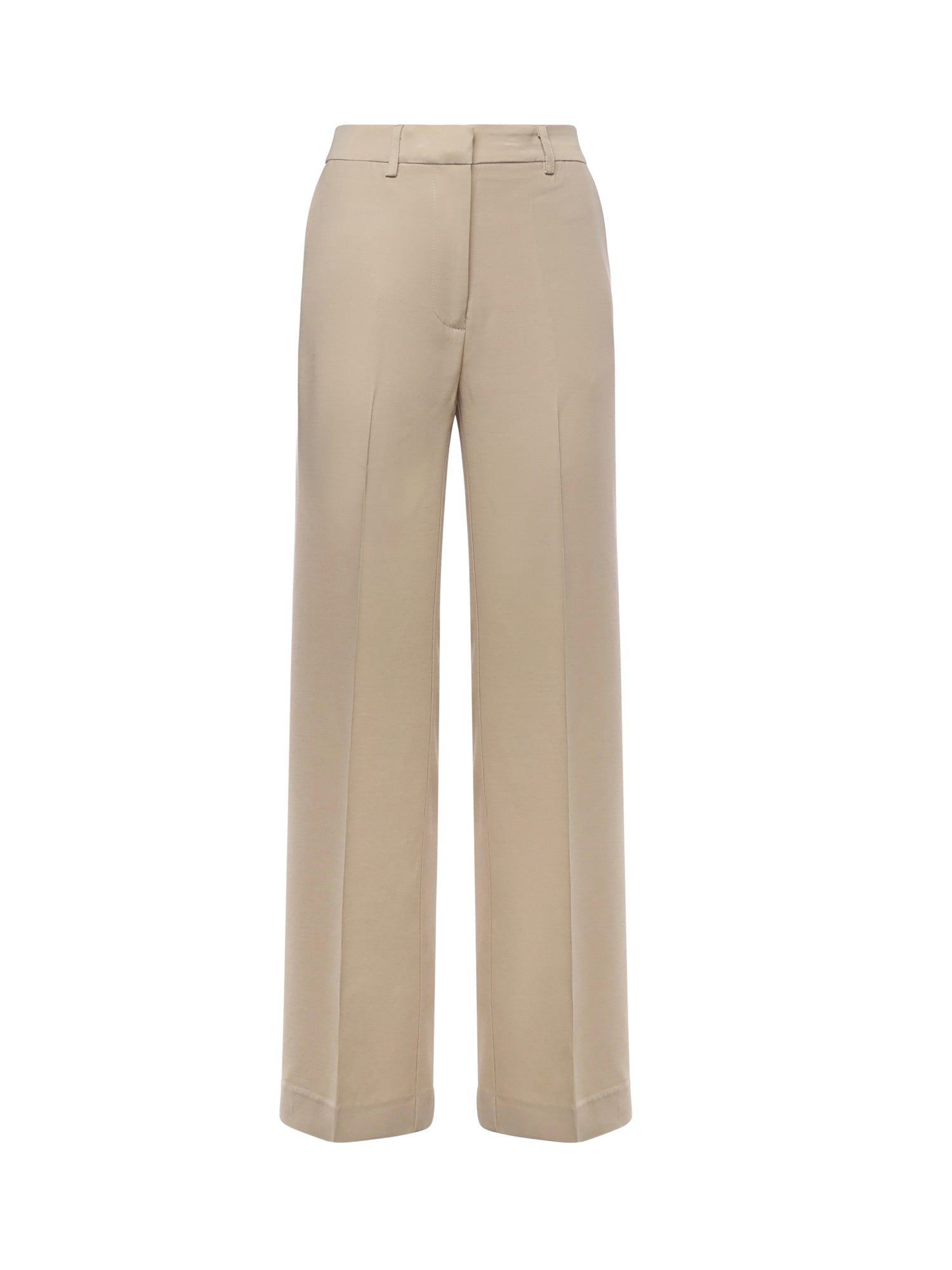 Pantalone in viscosa e lana TP9958 ECRU OTTOD'AME 