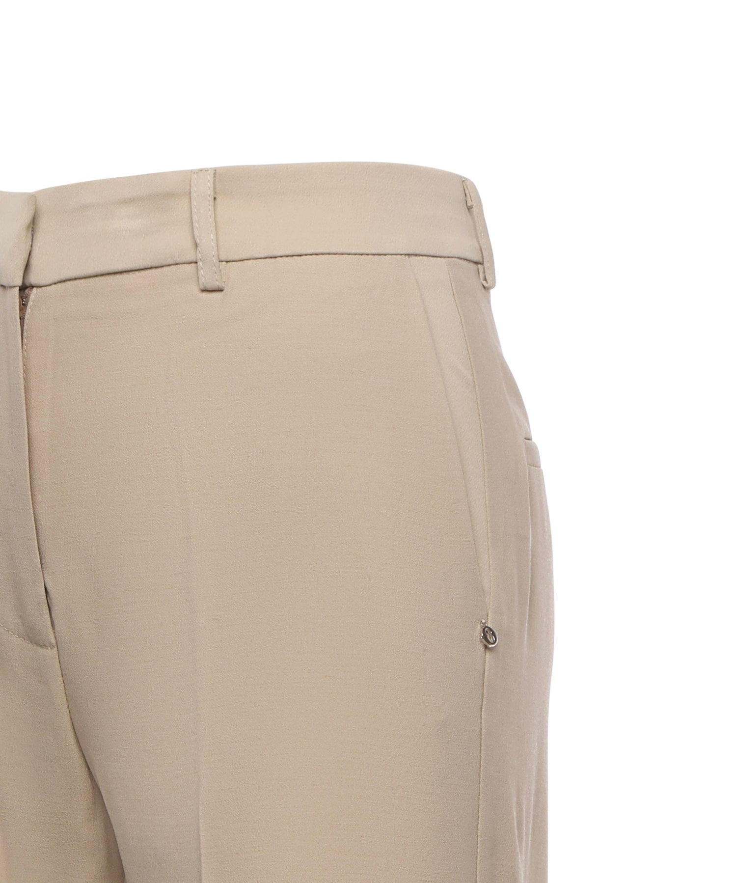 Pantalone in viscosa e lana TP9958 ECRU OTTOD'AME 
