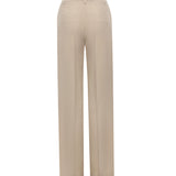 Pantalone in viscosa e lana TP9958 ECRU OTTOD'AME 