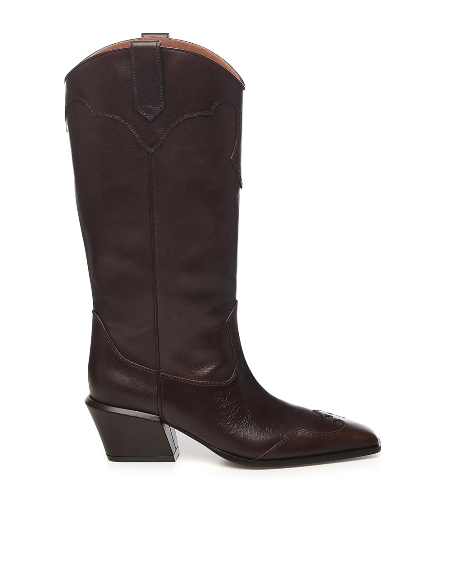Stivali Bettina western in pelle PX1778XLTVT EBANO PARIS TEXAS 