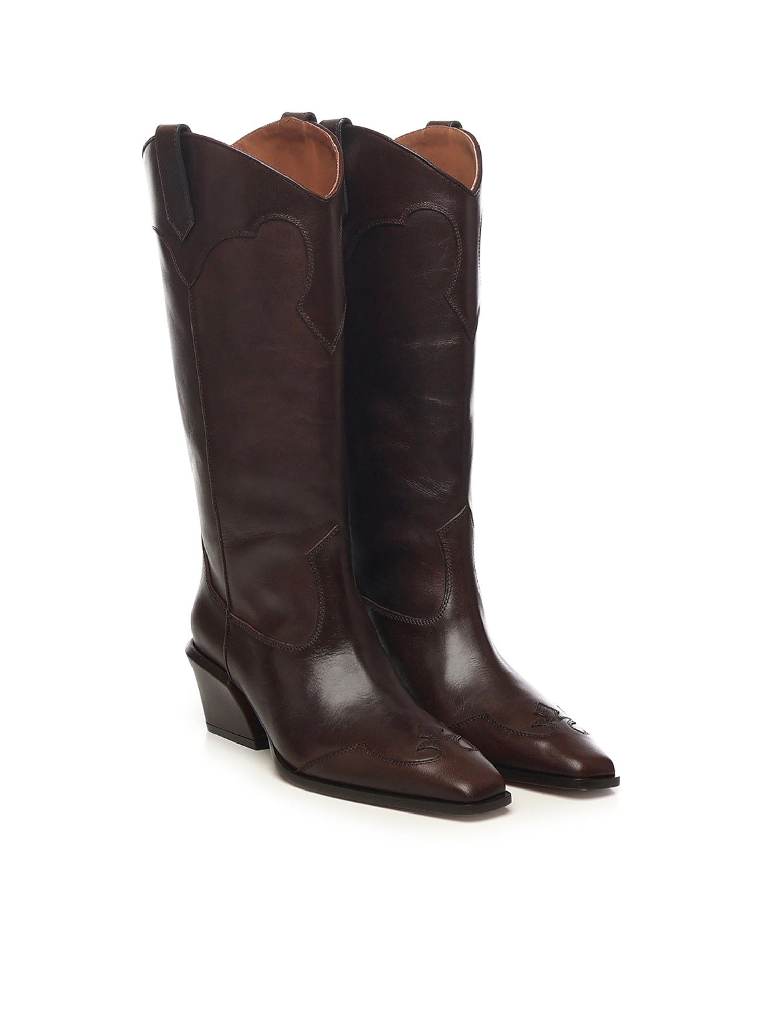 Stivali Bettina western in pelle PX1778XLTVT EBANO PARIS TEXAS 
