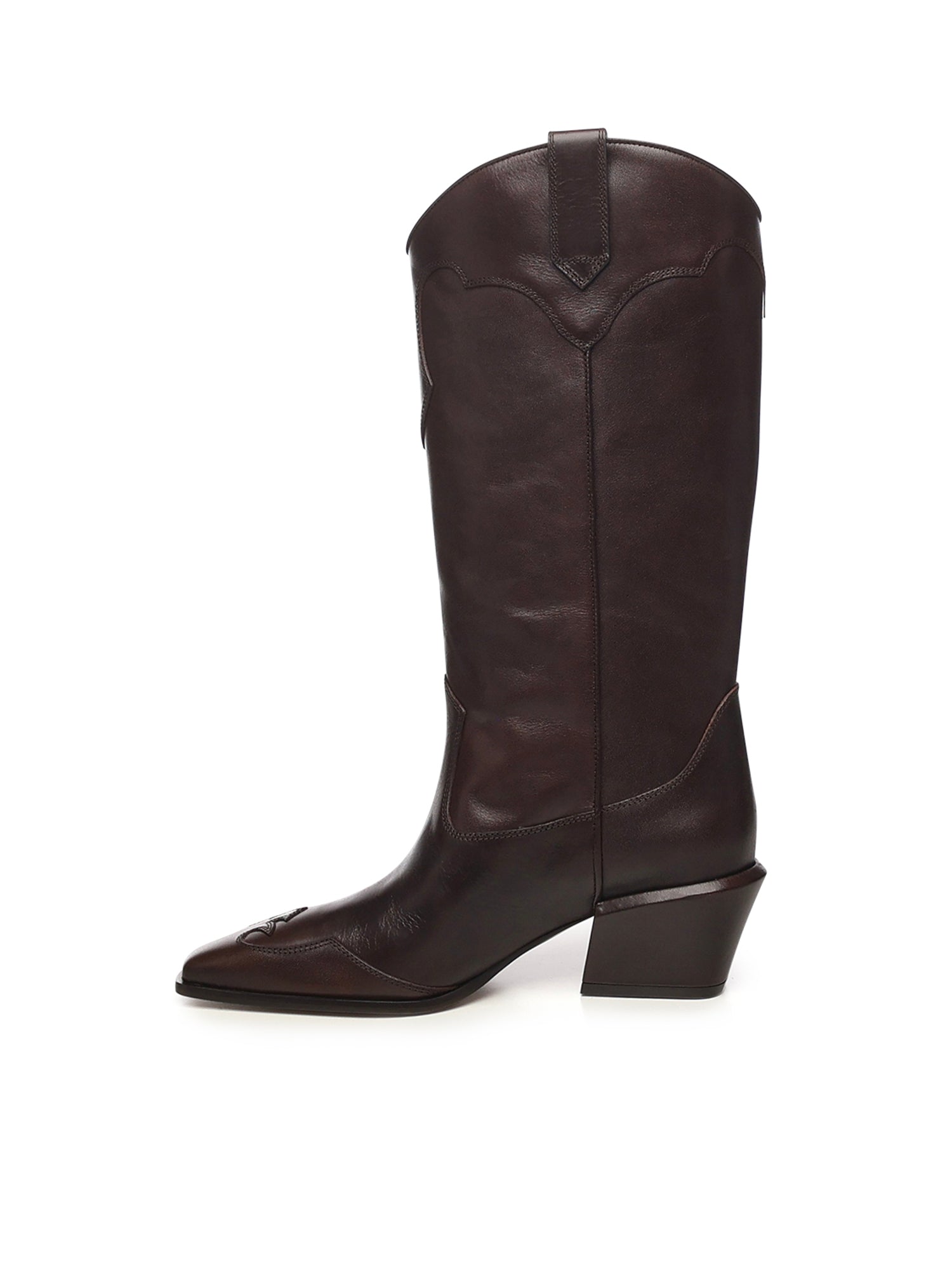 Stivali Bettina western in pelle PX1778XLTVT EBANO PARIS TEXAS 