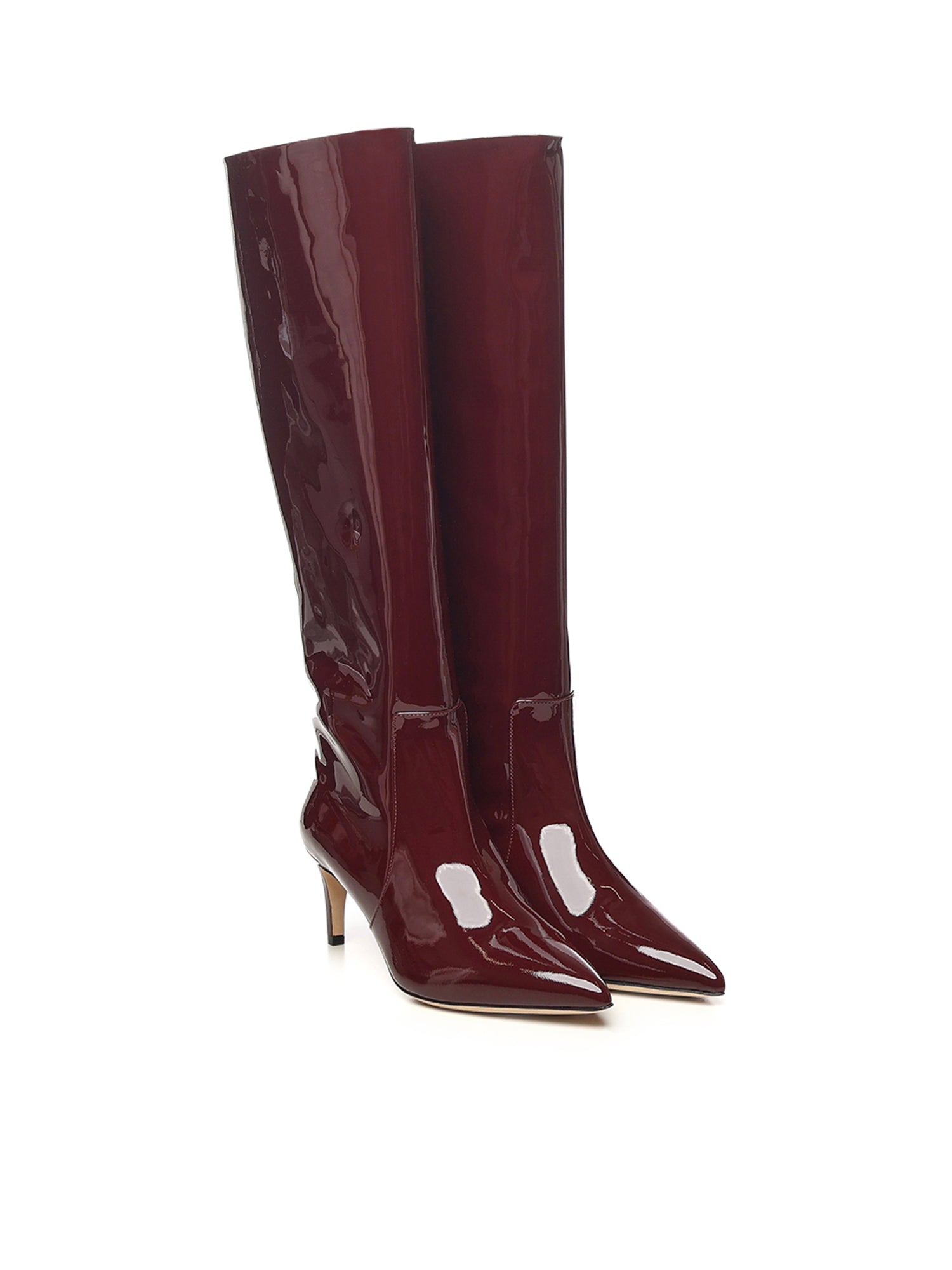 Stivali Stiletto in vernice PX504XVN01 PINOT NOIR PARIS TEXAS 