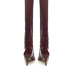 Stivali Stiletto in vernice PX504XVN01 PINOT NOIR PARIS TEXAS 
