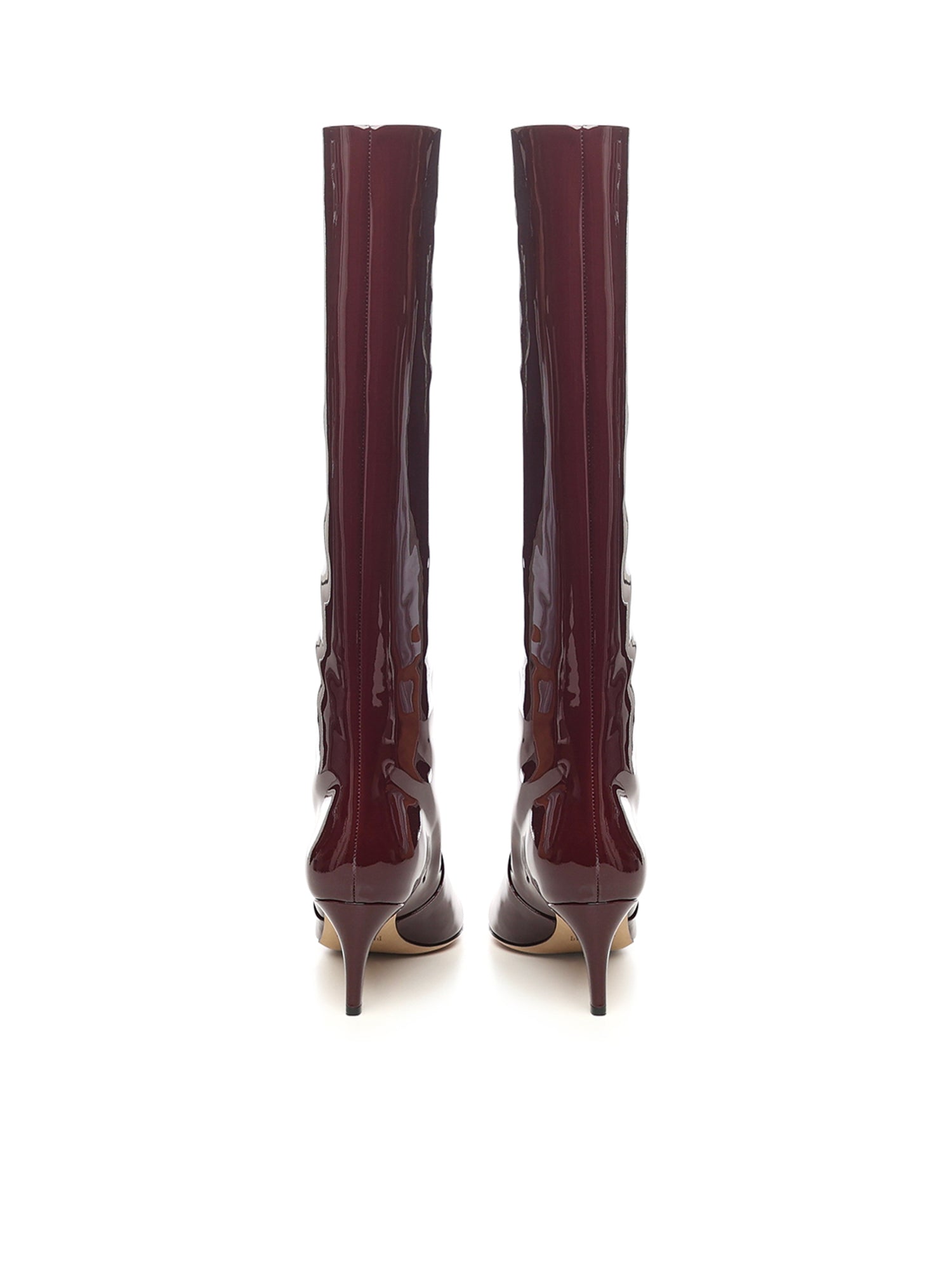 Stivali Stiletto in vernice PX504XVN01 PINOT NOIR PARIS TEXAS 