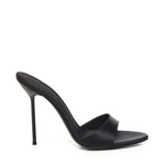 Mules Lidia in raso PX836XTSAT BLACK PARIS TEXAS 