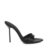 Mules Lidia in raso PX836XTSAT BLACK PARIS TEXAS 