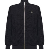 Giacca da tuta jacquard con monogramma FAECMJB3769 PTE021N02 PHILIPP PLEIN 