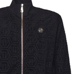 Giacca da tuta jacquard con monogramma FAECMJB3769 PTE021N02 PHILIPP PLEIN 