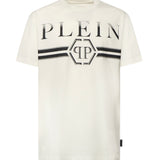 T-shirt con stampa logo FAECMTK8458 PJY002N01OF PHILIPP PLEIN 