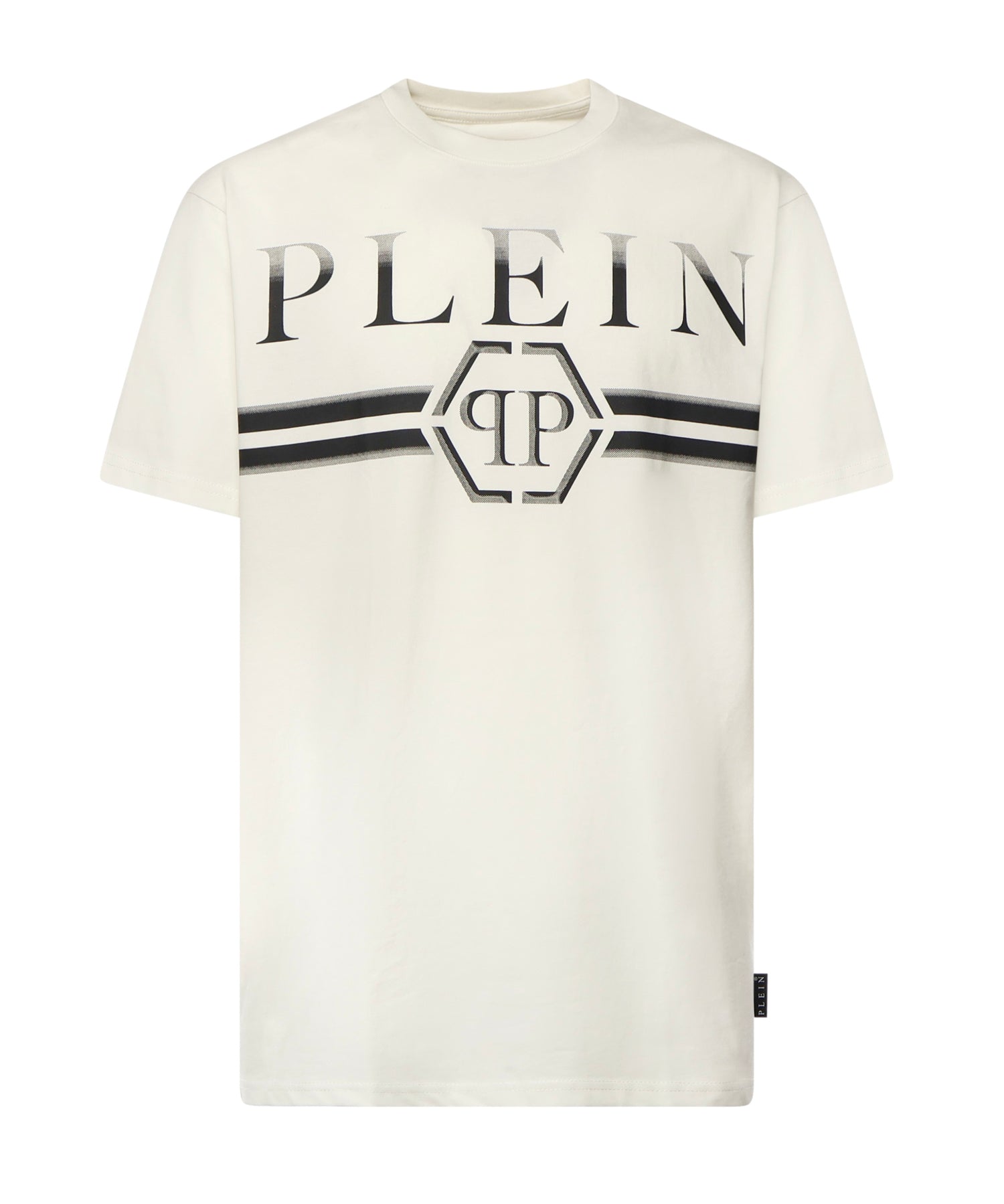 T-shirt con stampa logo FAECMTK8458 PJY002N01OF PHILIPP PLEIN 