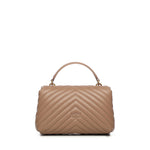 Borsa a mano piccola Love Bag Puff in nappa matelassé 100044 A0GKD01Q PINKO 
