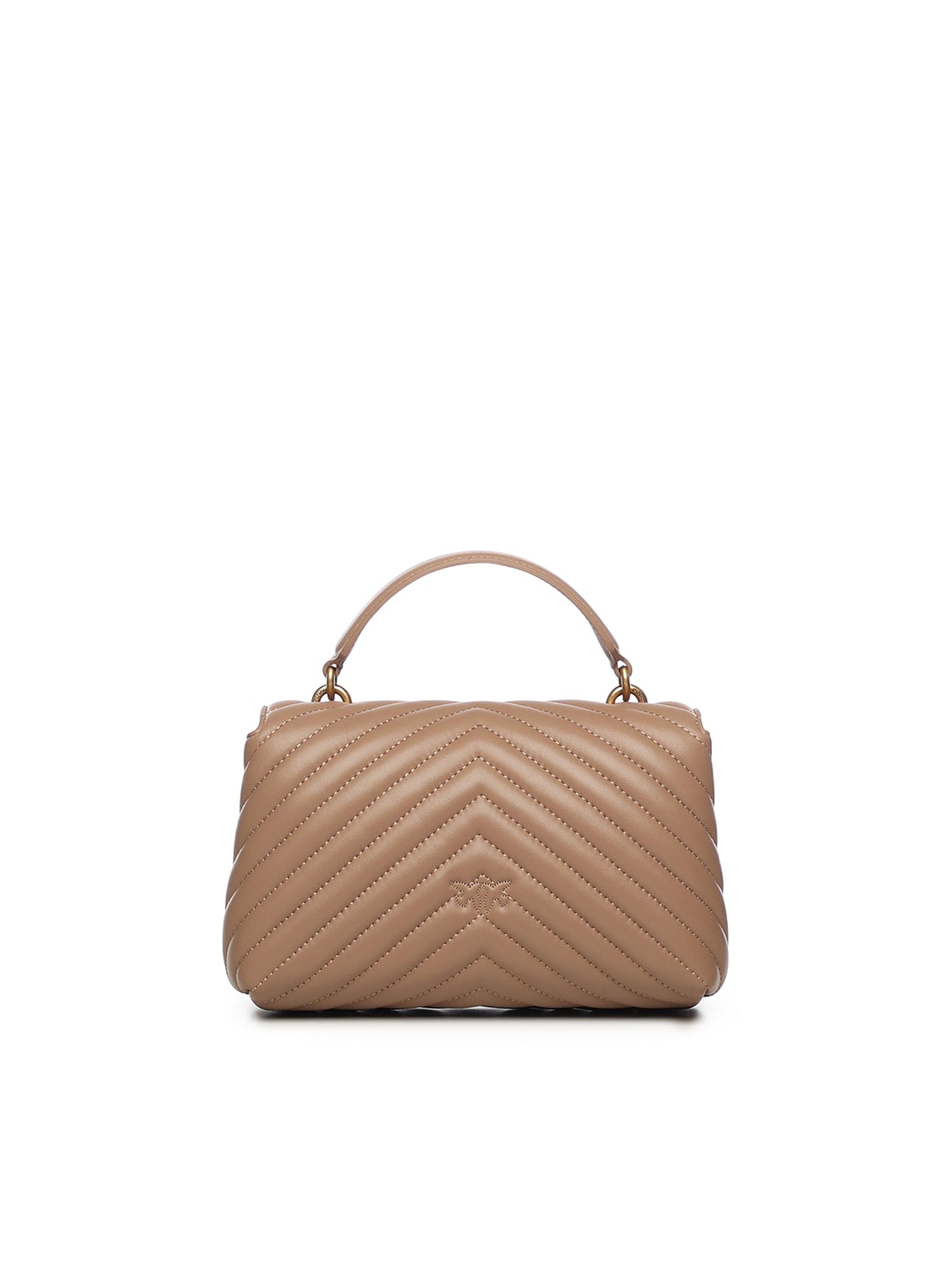 Borsa a mano piccola Love Bag Puff in nappa matelassé 100044 A0GKD01Q PINKO 