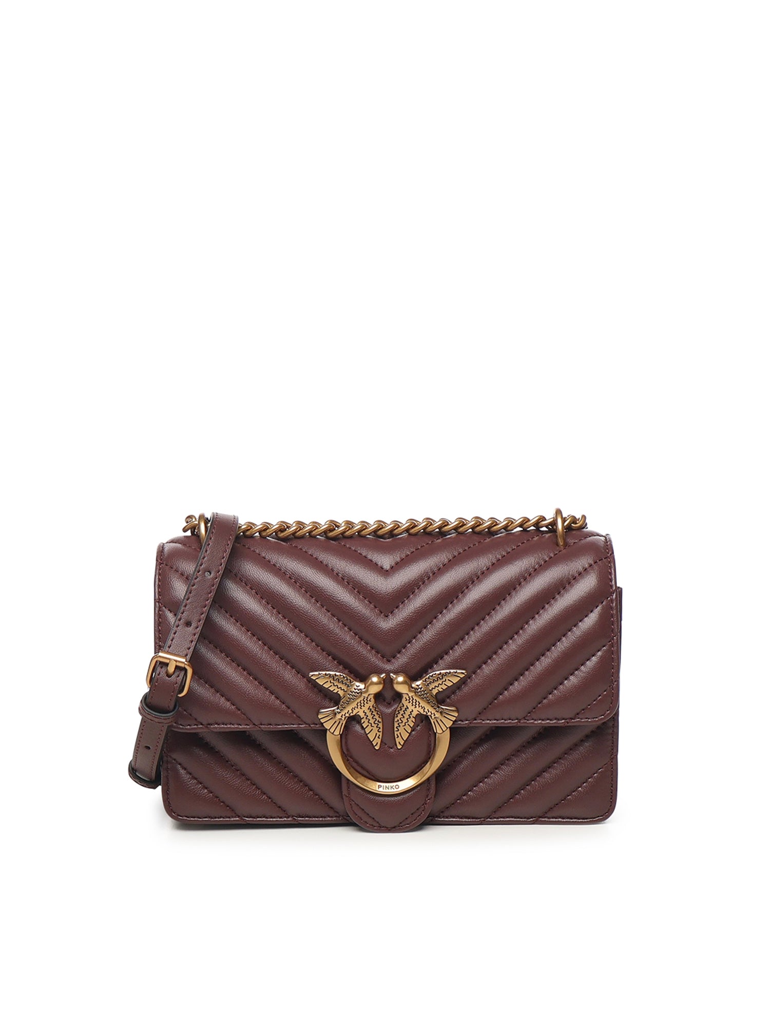 Borsa a tracolla Mini Love Bag One in nappa<BR/> 100074 A0GKL86Q PINKO 