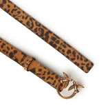 Cintura con stampa leopardata in pelle 100143 A32AM35Q PINKO 