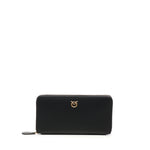 Portafoglio zip-around in pelle 100250 A0F1Z99Q PINKO 
