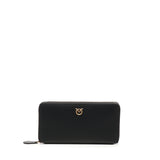 Portafoglio zip-around in pelle 100250 A0F1Z99Q PINKO 