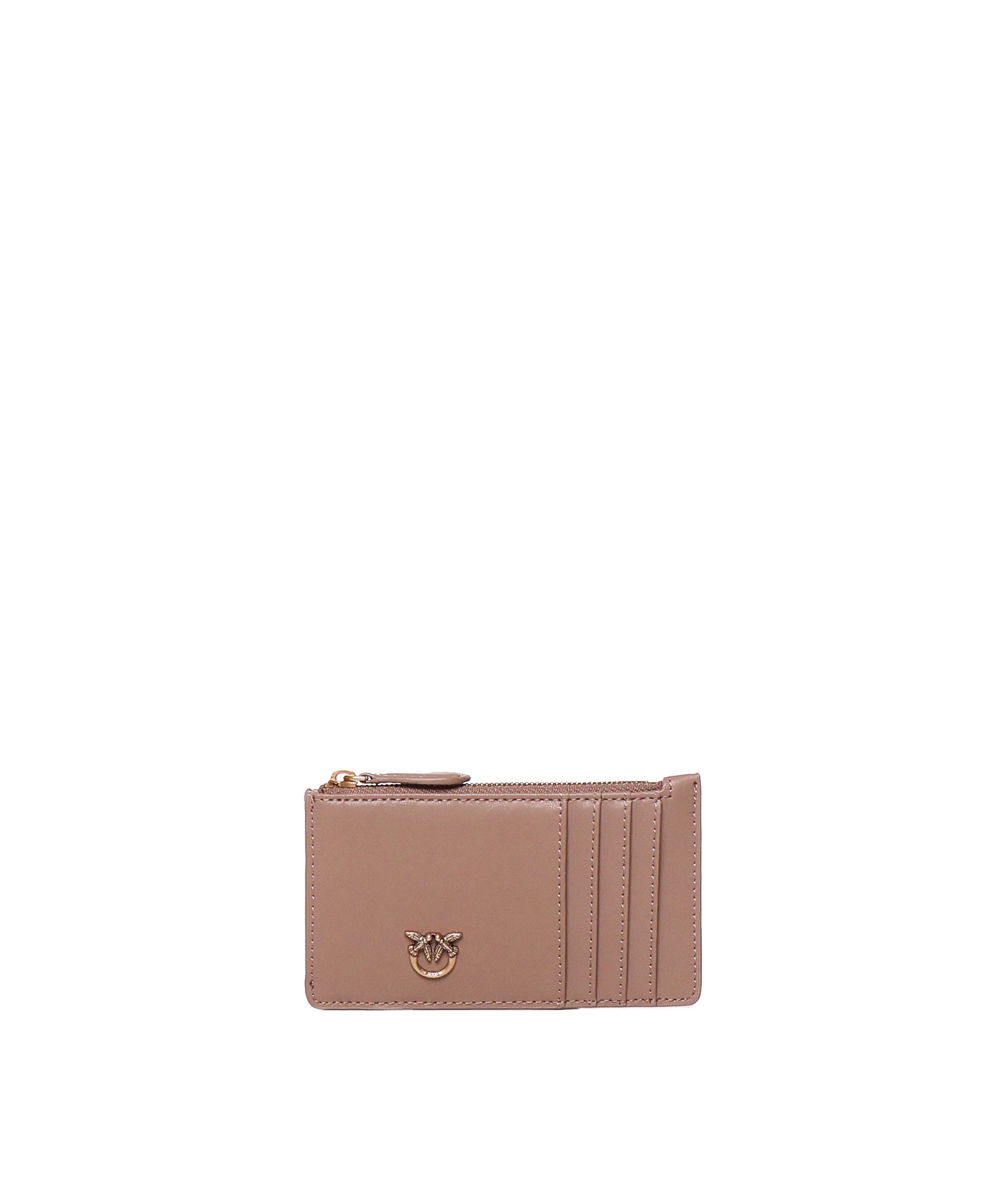 Portafoglio zip-around in pelle 100251 A0F1D01Q PINKO 