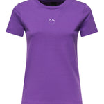 T-shirt con ricamo logo 100355 A2RDW79 PINKO 