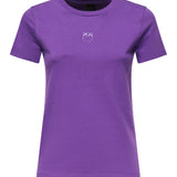 T-shirt con ricamo logo 100355 A2RDW79 PINKO 