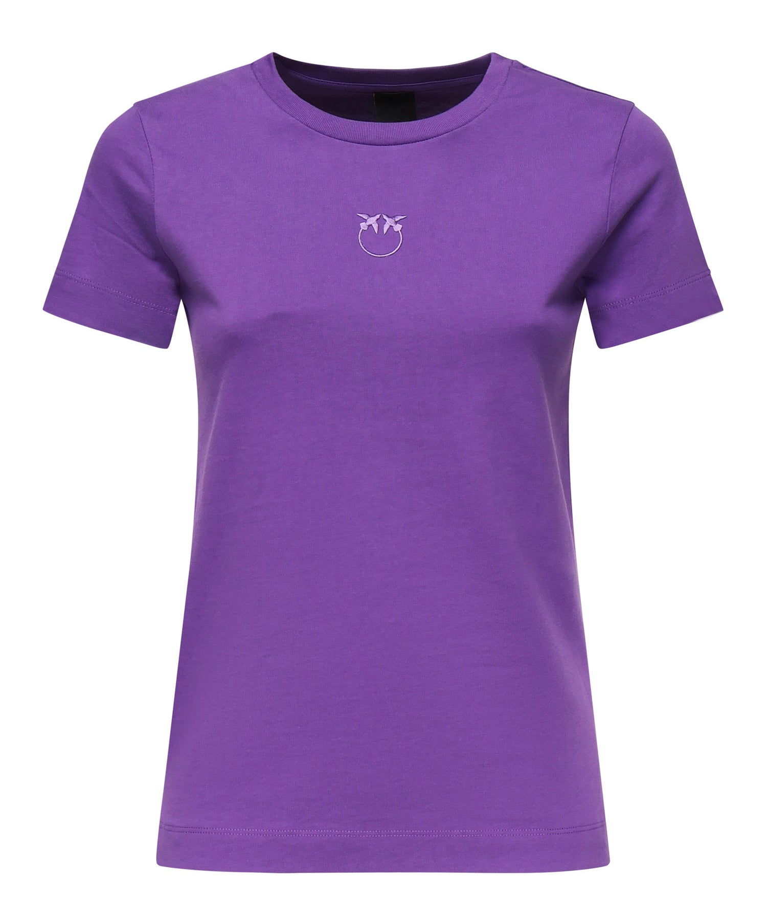 T-shirt con ricamo logo 100355 A2RDW79 PINKO 