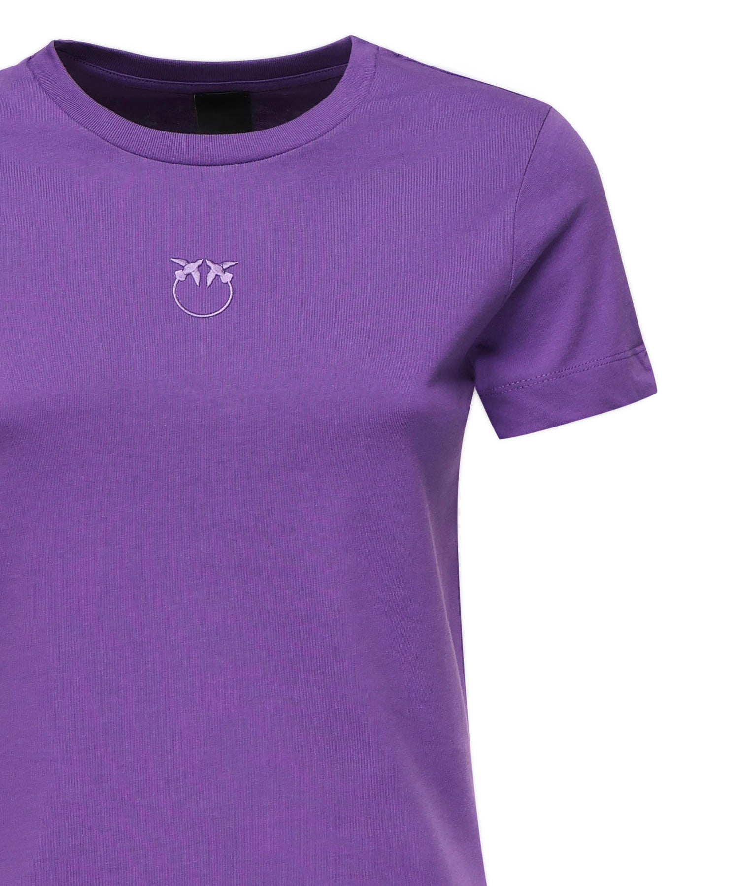 T-shirt con ricamo logo 100355 A2RDW79 PINKO 
