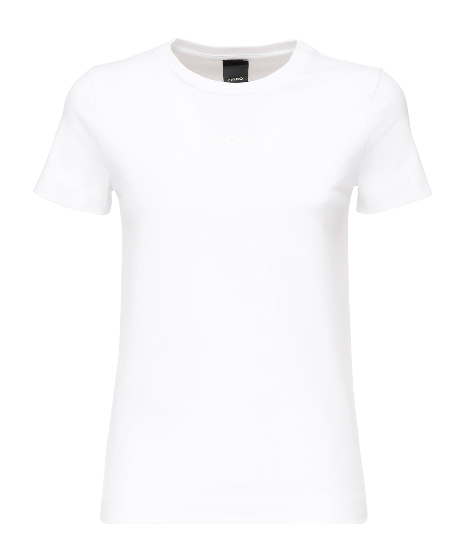 T-shirt con ricamo logo 100355 A2RDZ04 PINKO 