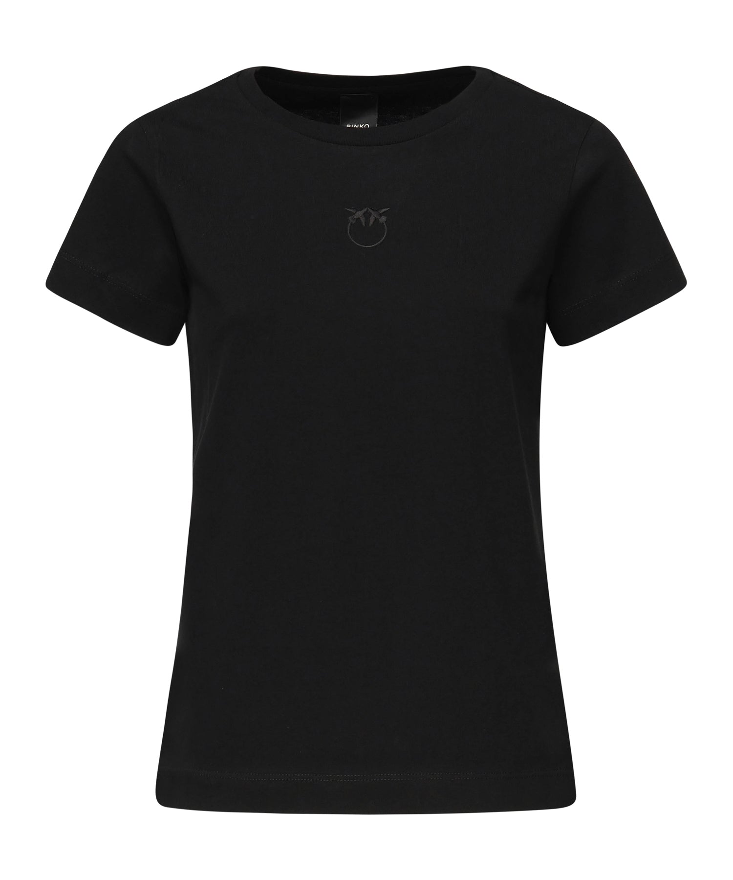 T-shirt con ricamo logo 100355 A2RDZ99 PINKO 