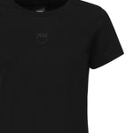 T-shirt con ricamo logo 100355 A2RDZ99 PINKO 