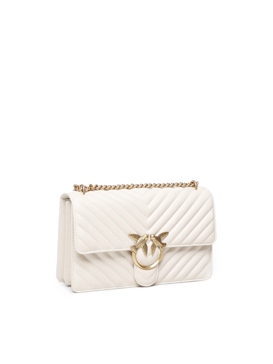 Borsa a tracolla media Love Bag chevron 100941 A0GKZ14Q PINKO 