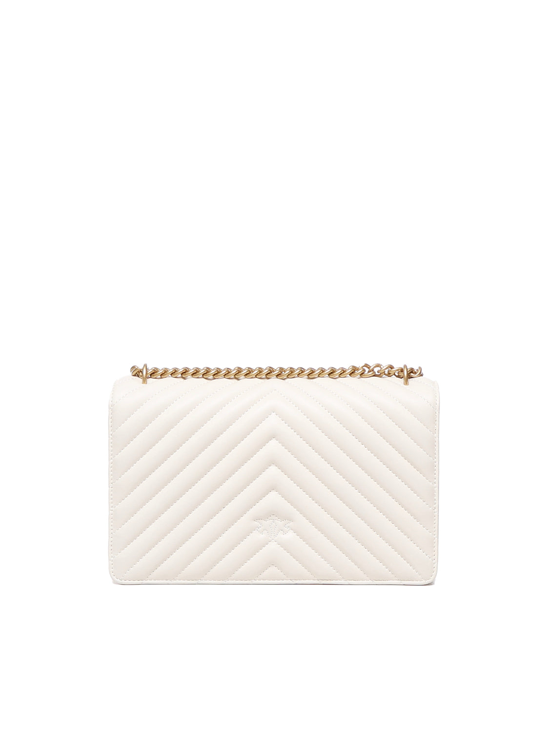 Borsa a tracolla media Love Bag chevron 100941 A0GKZ14Q PINKO 
