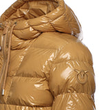 Piumino in crystal nylon con cappuccio 101597 A2P7D93 PINKO 