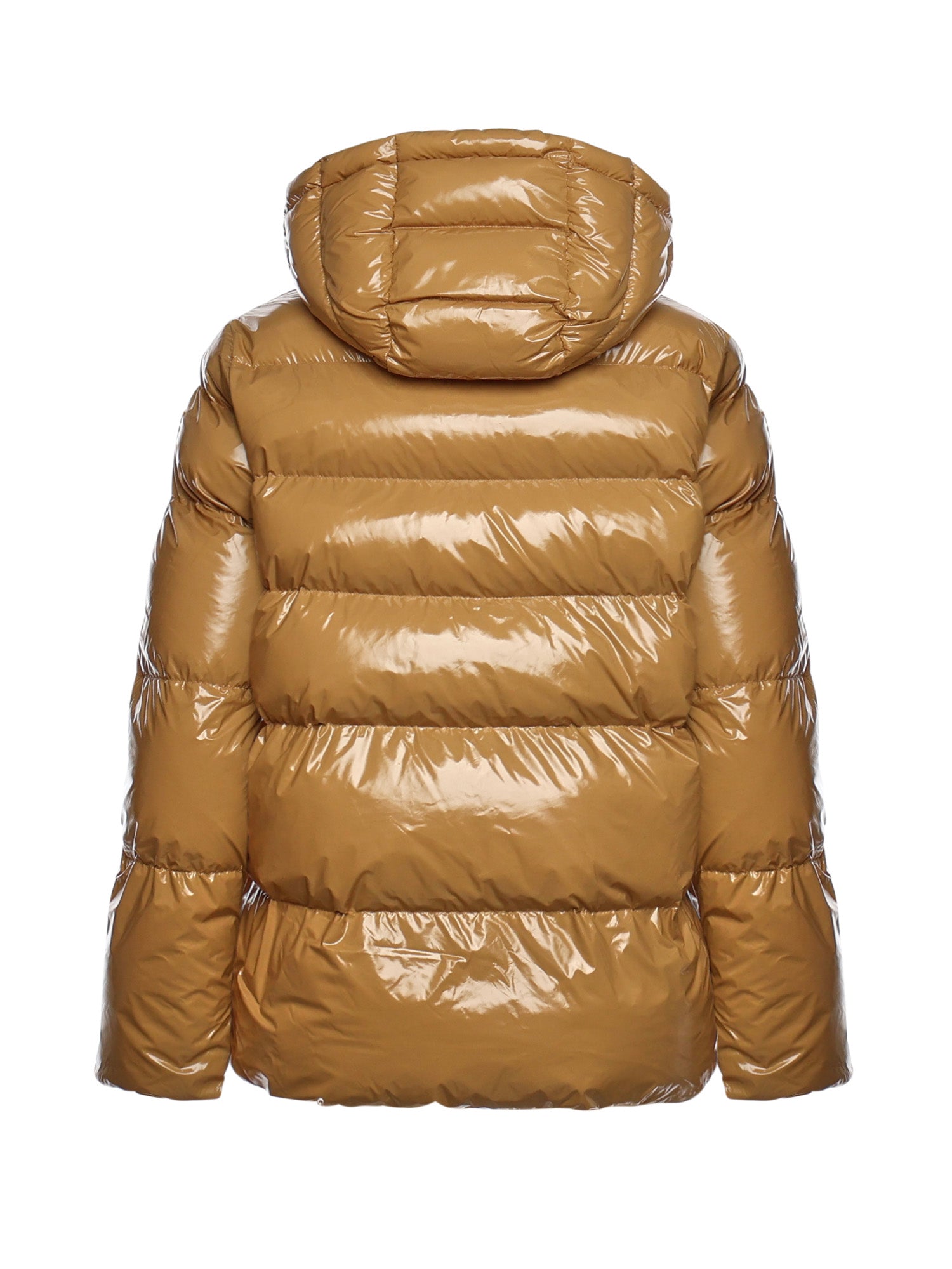 Piumino in crystal nylon con cappuccio 101597 A2P7D93 PINKO 