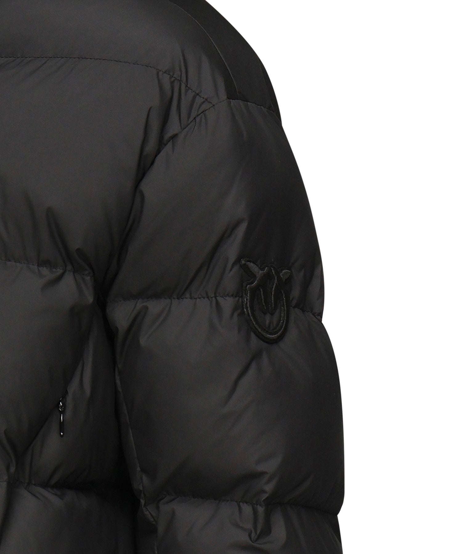 Piumino con cappuccio in tela tecnica 101602 A2P6Z99 PINKO 