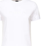 T-shirt con ricamo logo lettering 101752 A2RDZ04 PINKO 